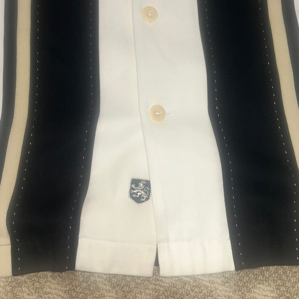 Nat Nast Luxury Originals Mens 100% Silk Shirt large Bowling Retro Rockabilly - Picture 3 of 7